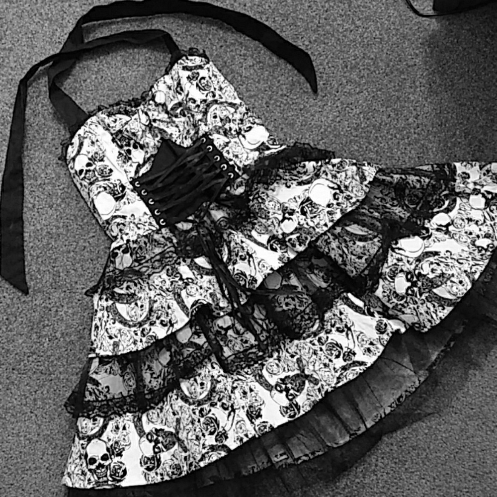 Cute goth girl dress